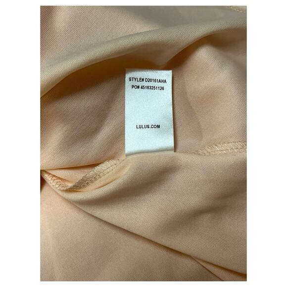 Lulus Dress Womens S Fit Flare Skater Sleeveless Textured Round Neck Lined Pink - Picture 12 of 13